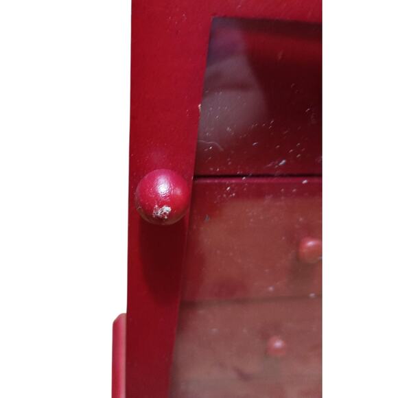 Vintage 13" Classic Table Clock Hinged Door Jewelry Drawers Tower (PARTS ONLY) - Picture 3 of 9